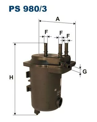 Fuel Filter FILTRON PS 980/3)