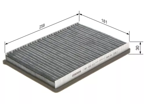 Filter, cabin air BOSCH 1 987 432 313)