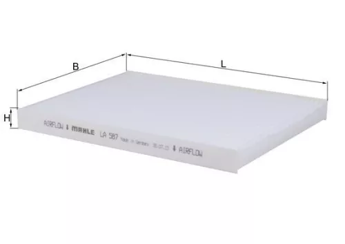 Filter, cabin air KNECHT LA 587)