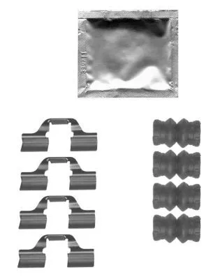 Accessoirekit, schijfremblokken TEXTAR 82519500)