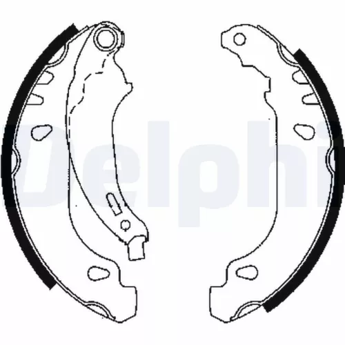 Brake Shoe Set DELPHI LS1844)
