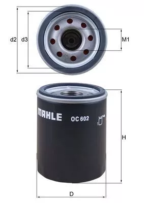 Oliefilter KNECHT OC 602)
