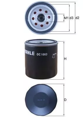 Oil Filter KNECHT OC 1063)