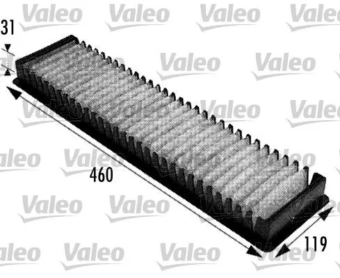 Filter, cabin air VALEO 698725)