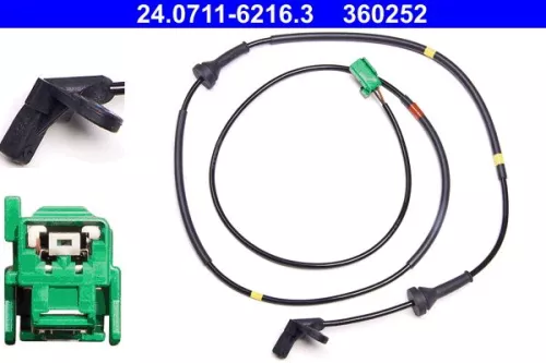 Sensor, wielsnelheid ATE 24.0711-6216.3)