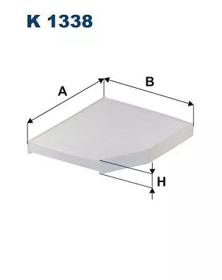 Filter, cabinelucht FILTRON K 1338)