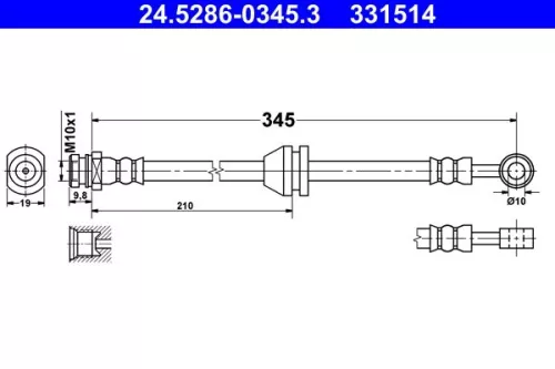 Remslang ATE 24.5286-0345.3)