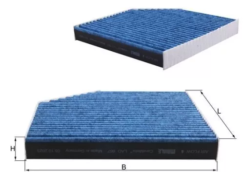 Filter, cabinelucht KNECHT LAO 667)