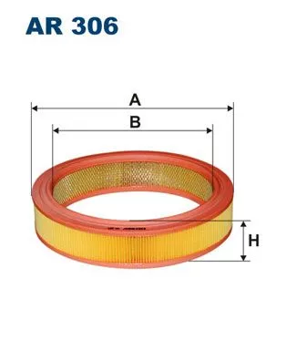 Luchtfilter FILTRON AR 306)