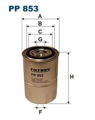 Fuel Filter FILTRON PP 853)