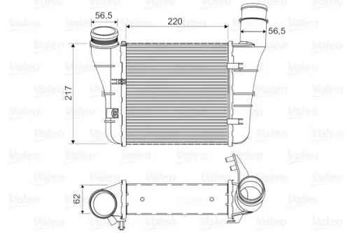 Charge Air Cooler VALEO 818669)