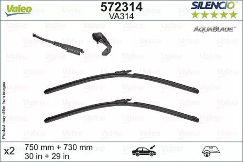 Wiper Blade VALEO 572314)