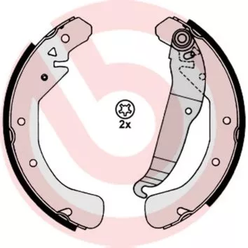 Remblokkenset BREMBO S 59 517)