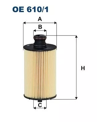 Oliefilter FILTRON OE 610/1)