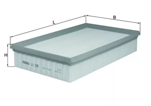 Luchtfilter KNECHT LX 296)