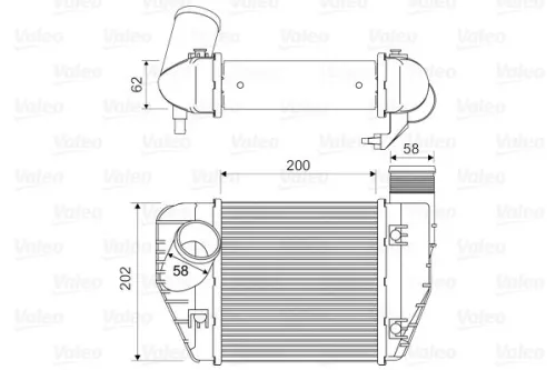 Charge Air Cooler VALEO 818326)