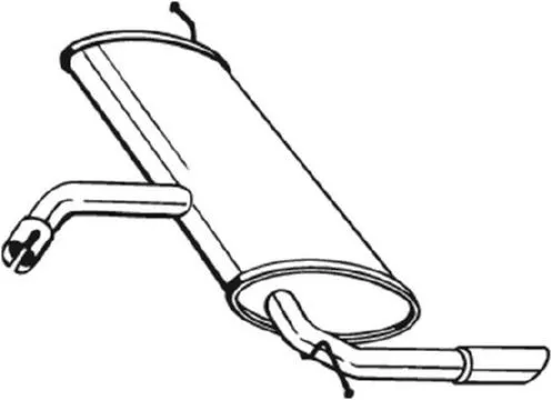 Achterdemper BOSAL 227-039)