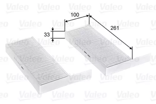 Filter, cabin air VALEO 715808)