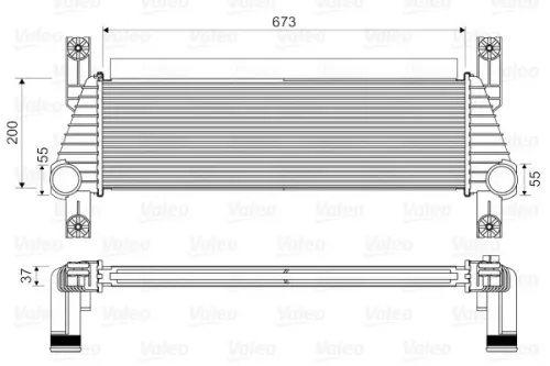 Charge Air Cooler VALEO 818352)