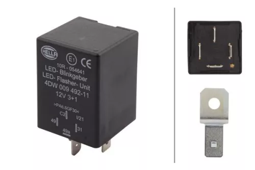 Flasher Unit HELLA 4DW 009 492-111)