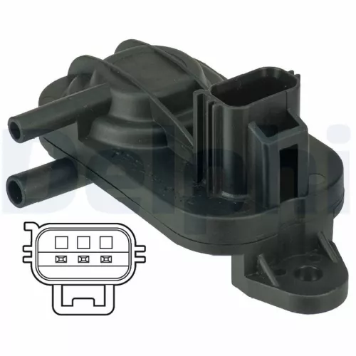 Sensor, exhaust pressure DELPHI DPS00010)