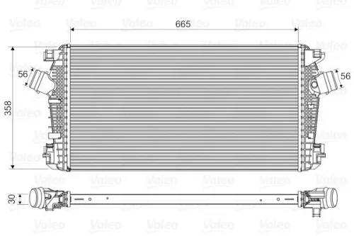 Charge Air Cooler VALEO 818567)