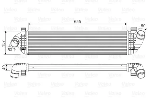 Charge Air Cooler VALEO 818571)