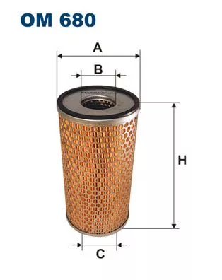Oliefilter FILTRON OM 680)