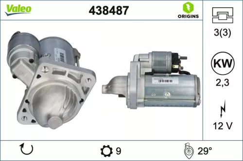 Starter VALEO 438487)