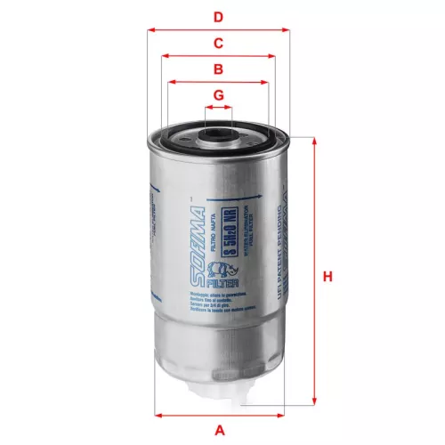 Fuel Filter SOFIMA S 5H2O NR)
