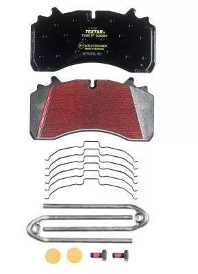 Remblokkenset, schijfrem TEXTAR 2933601)