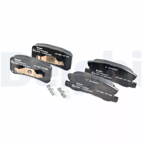 Brake Pad Set, disc brake DELPHI LP1691)