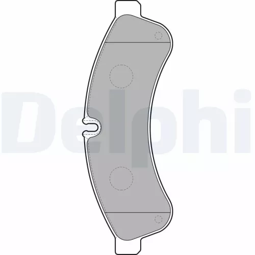Remblokkenset, schijfrem DELPHI LP2063)