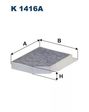 Filter, cabin air FILTRON K 1416A)