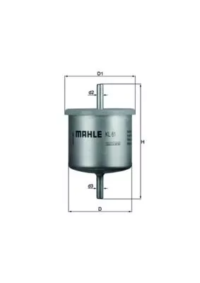 Fuel Filter KNECHT KL 61)