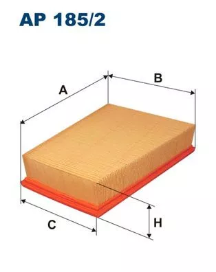 Air Filter FILTRON AP 185/2)