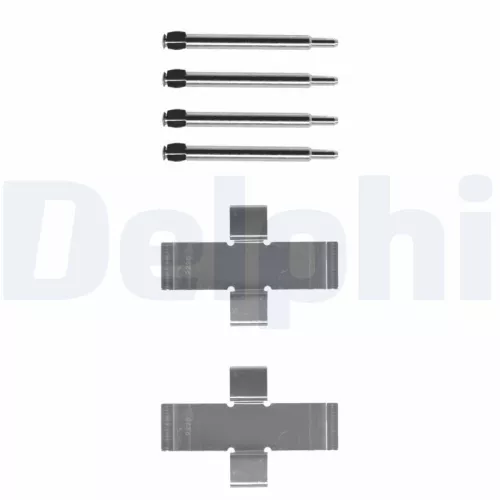 Accessoirekit, schijfremblokken DELPHI LX0006)