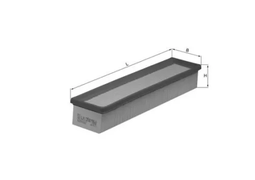 Air Filter KNECHT LX 1258)