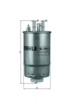 Fuel Filter KNECHT KL 566)