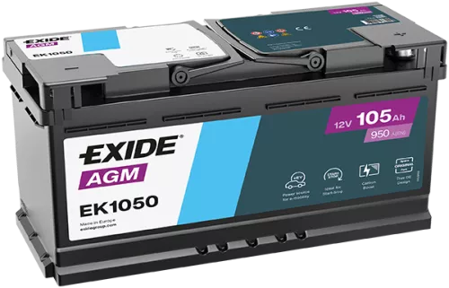 Starter Battery EXIDE EK1050)
