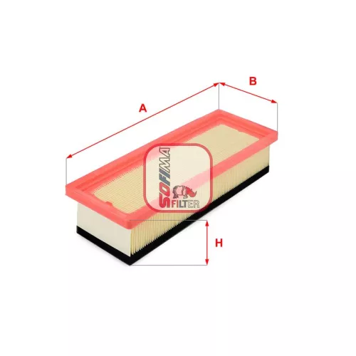 Air Filter SOFIMA S 3301 A)