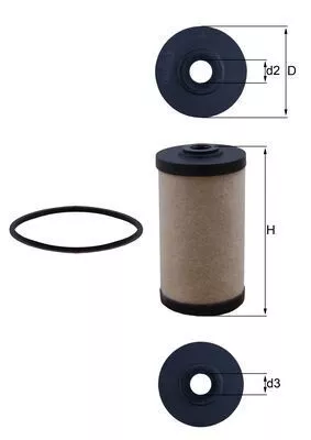 Fuel Filter KNECHT KX 43)