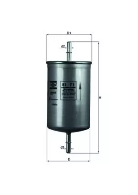 Brandstoffilter KNECHT KL 71)