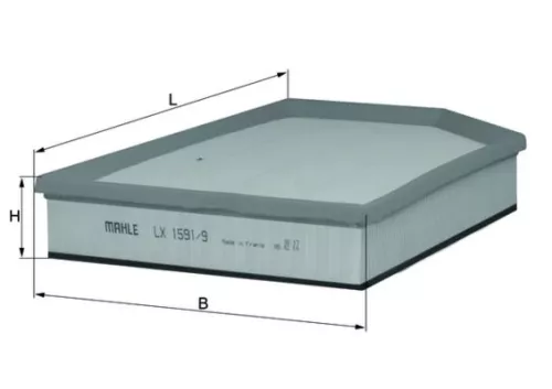 Air Filter KNECHT LX 1591/9)