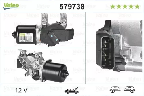 Ruitenwissermotor VALEO 579738)
