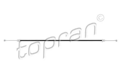 Kabeltrek, parkeerrem TOPRAN 408 989)