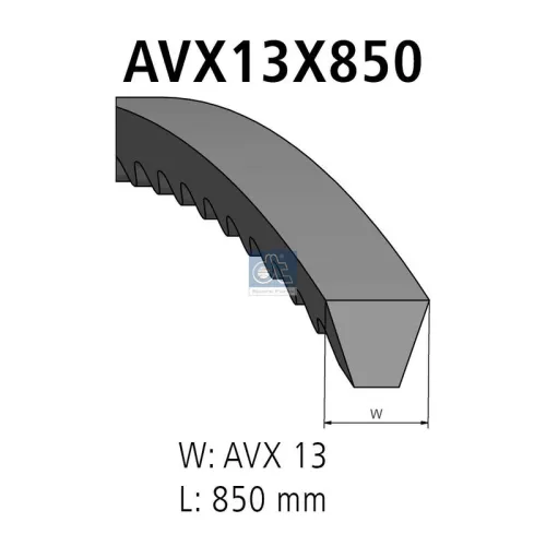 V-Belt DT Spare Parts 3.34503)