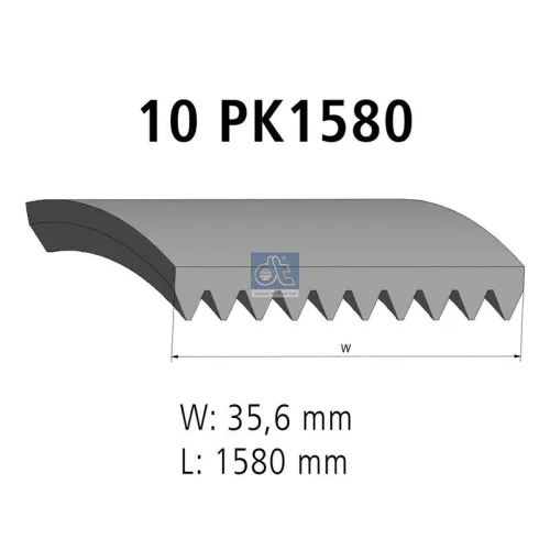 V-vormige riem DT Spare Parts 2.21055)
