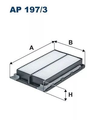 Air Filter FILTRON AP 197/3)