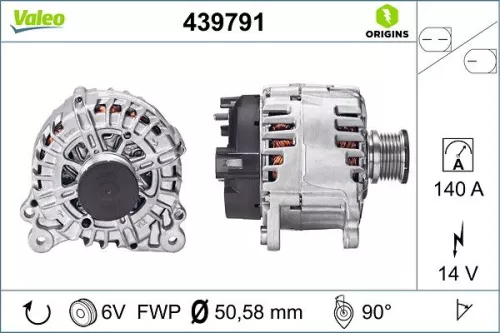 Alternator VALEO 439791)